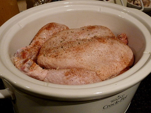 Chicken in slow cooker